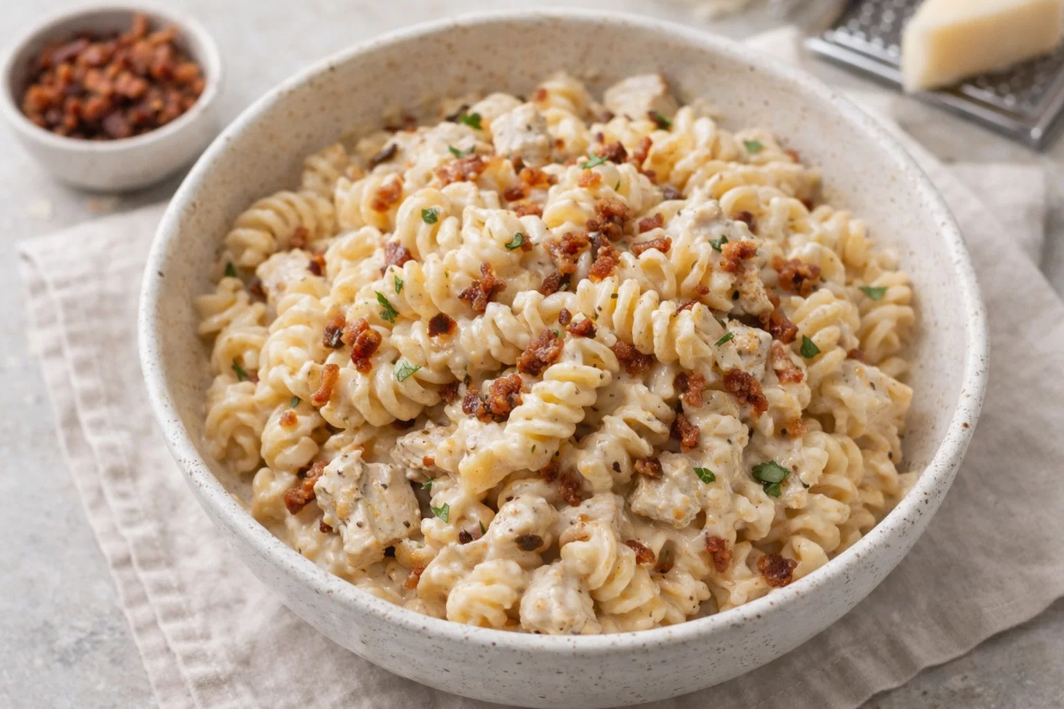 Chicken Bacon Ranch Pasta