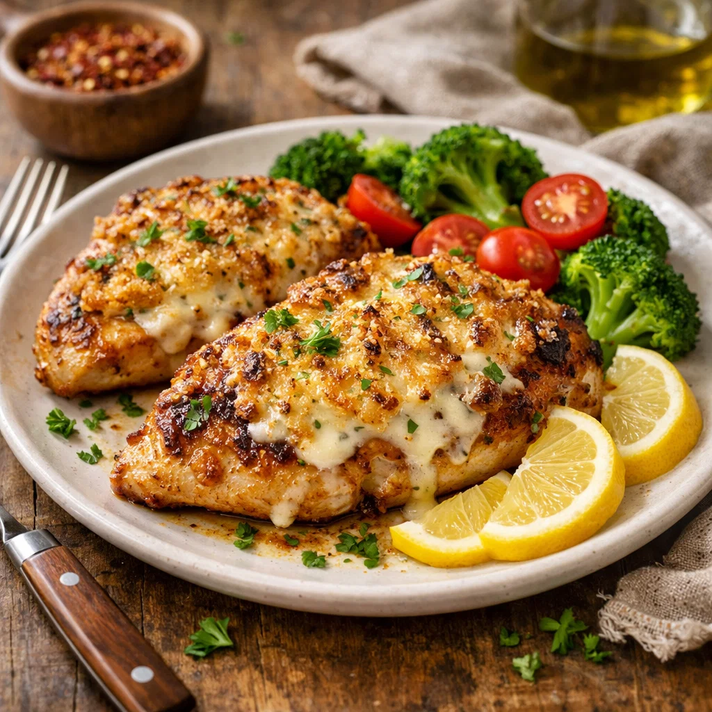 Longhorn Parmesan Crusted Chicken