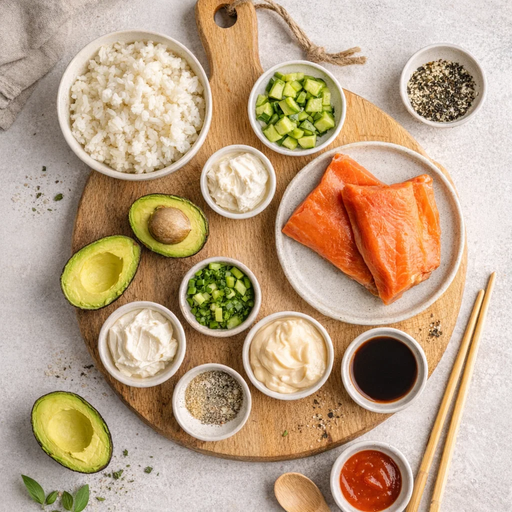 Salmon Sushi Bake Recipe