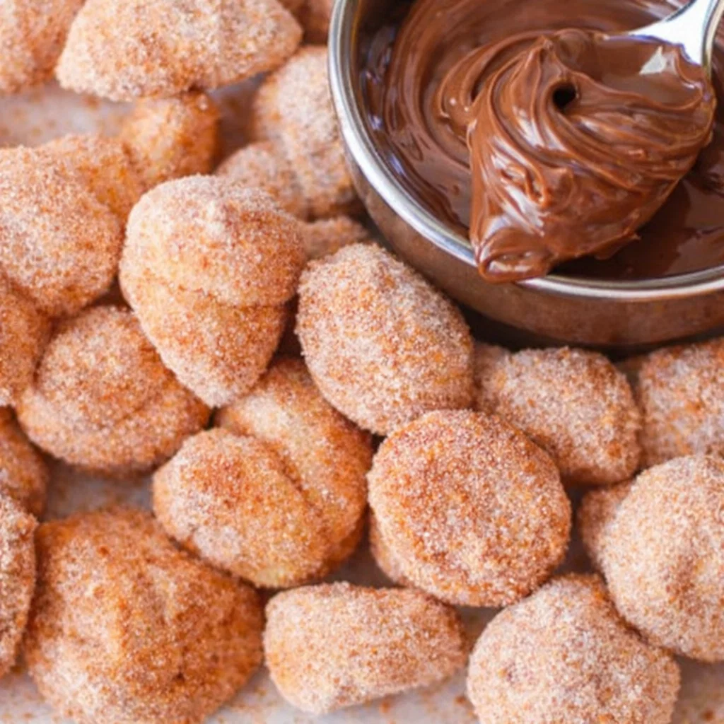 Air Fryer Churro Bites