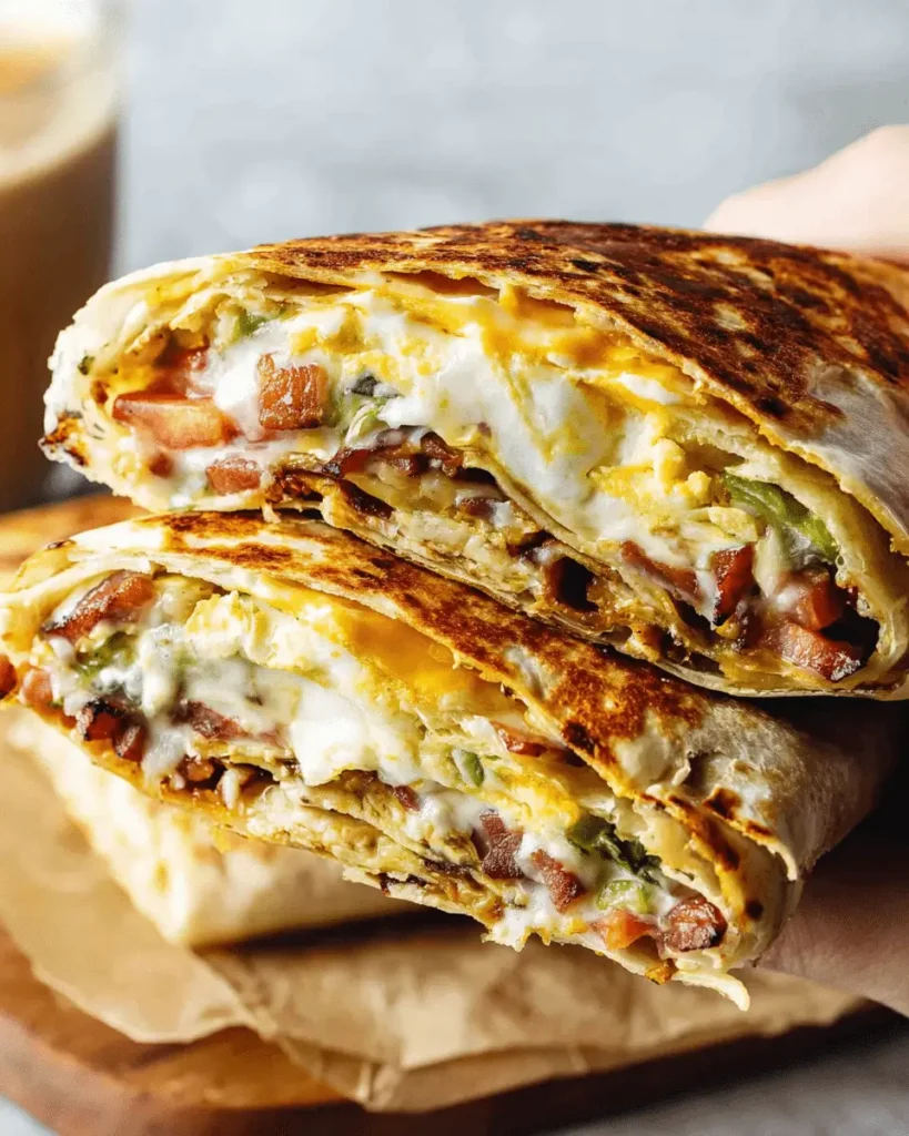 Breakfast Crunchwraps with Eggs