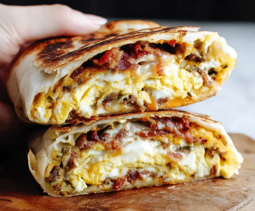 Breakfast Crunchwraps with Eggs
