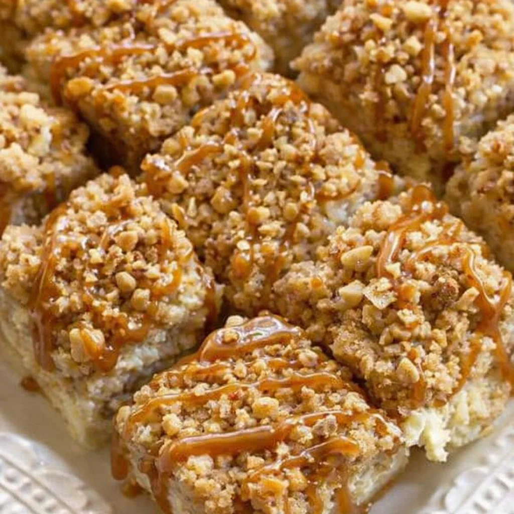 Caramel Apple Cheesecake Bars