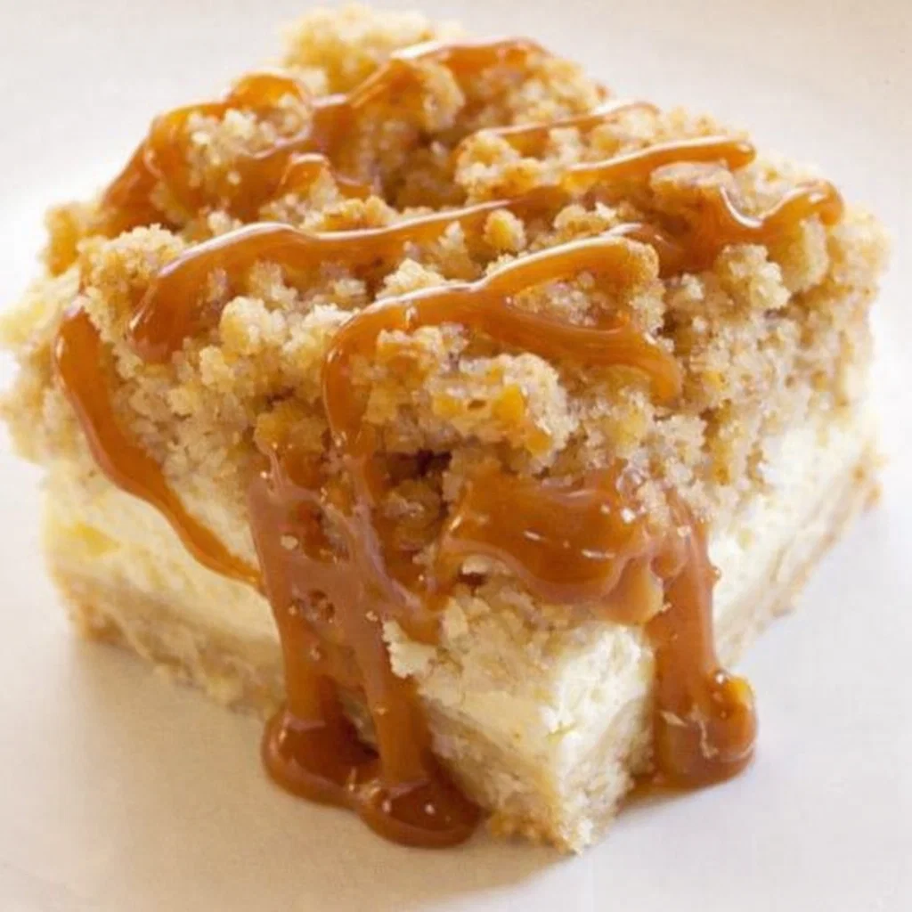 Caramel Apple Cheesecake Bars