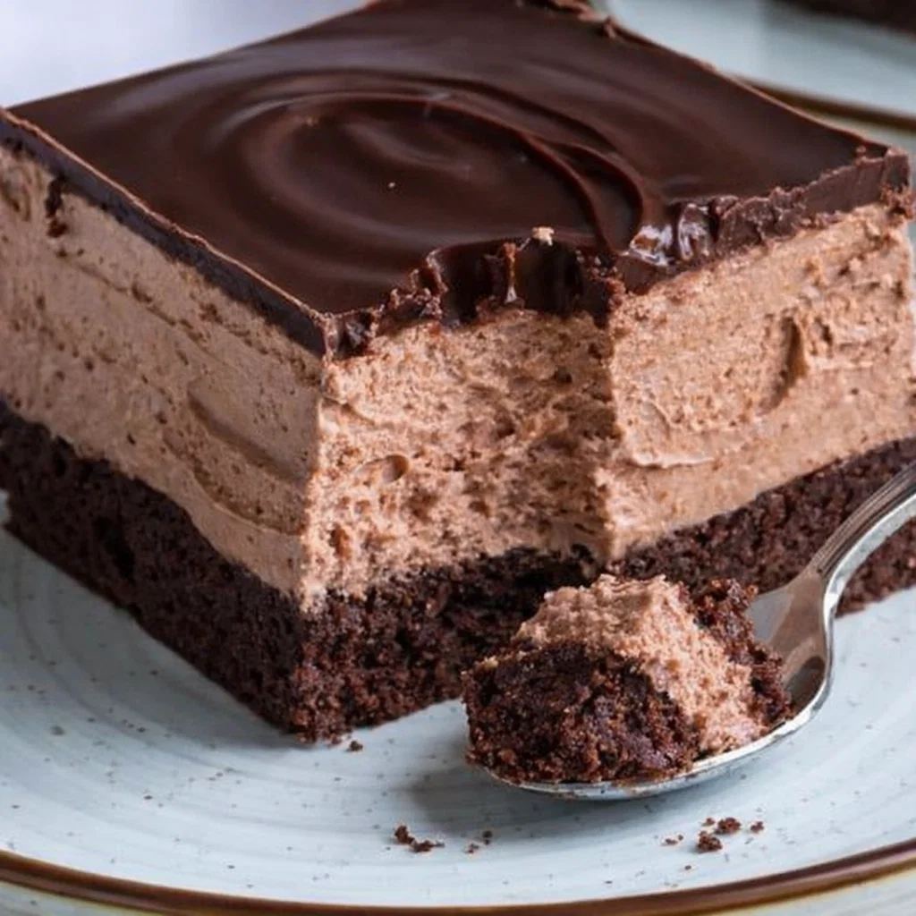 Chocolate Mousse Brownies