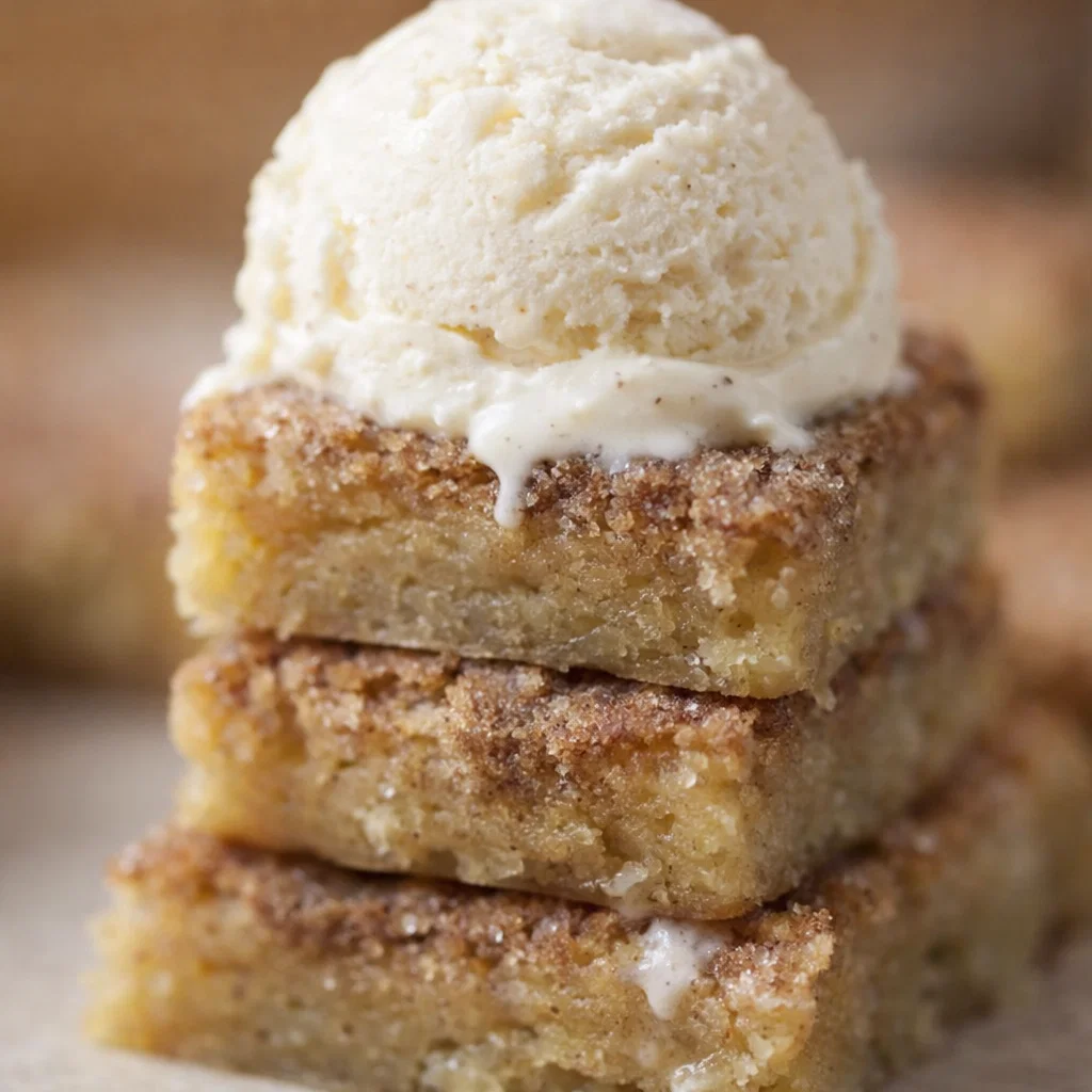 Cinnamon Sugar Blondies