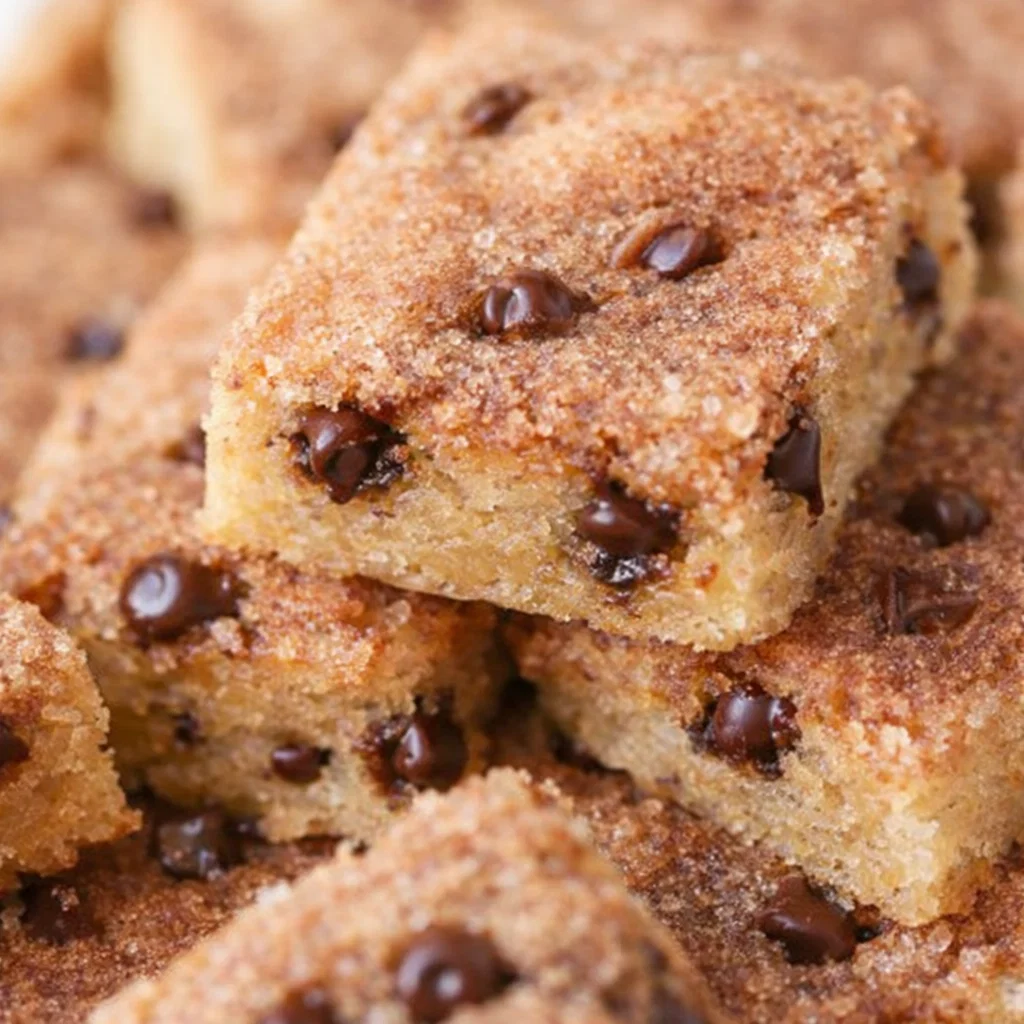 Cinnamon Sugar Blondies