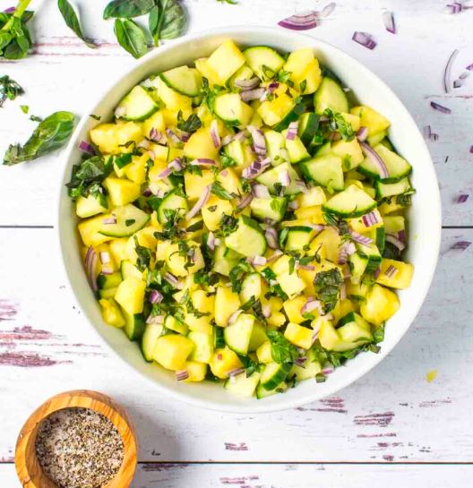 Pineapple Cucumber Salad