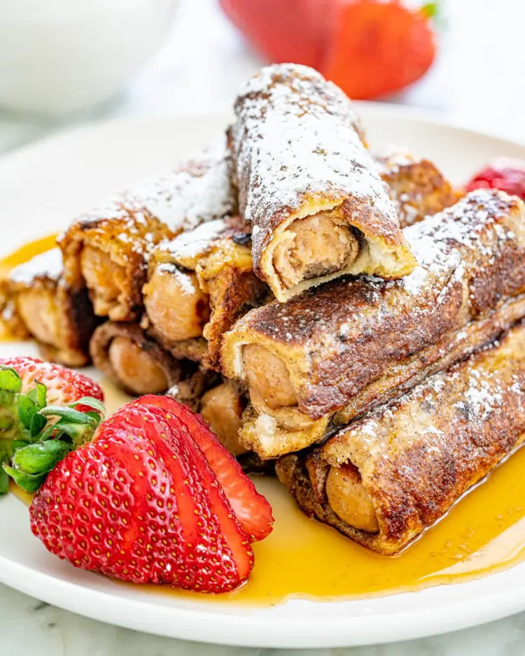 Sausage French Toast Roll-Ups