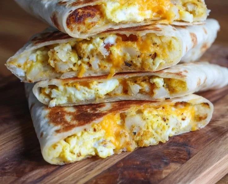 Breakfast Crunchwraps with Eggs