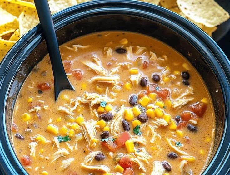 Crock Pot Chicken Tortilla Soup