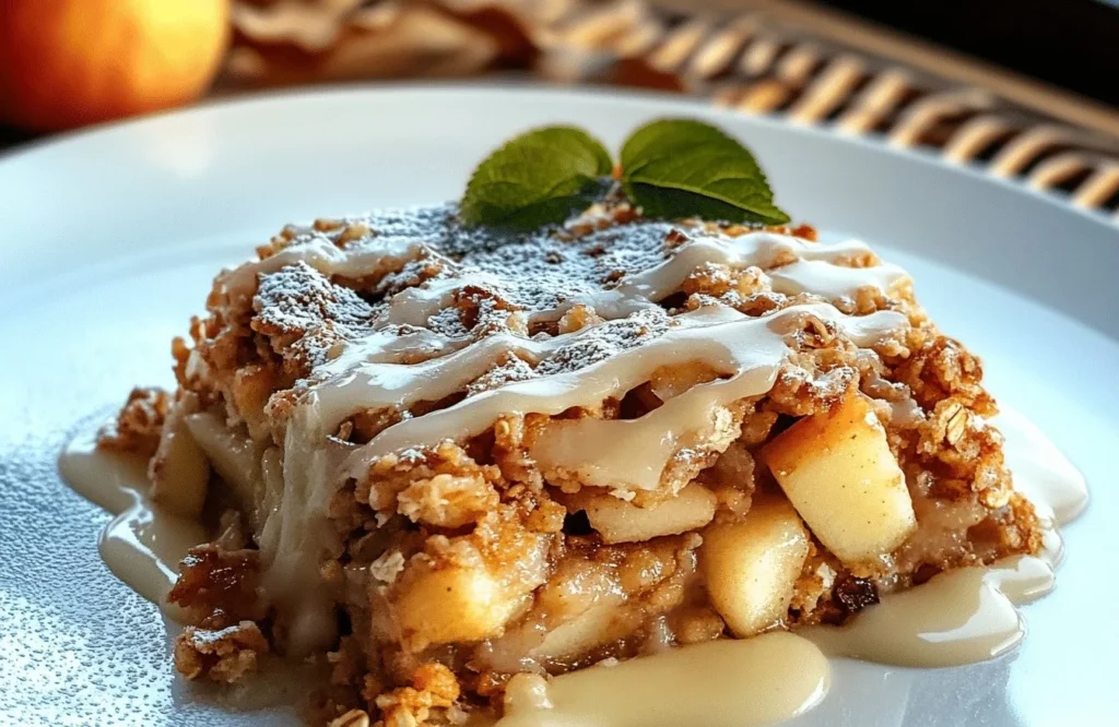 Oatmeal Apple Breakfast Bake