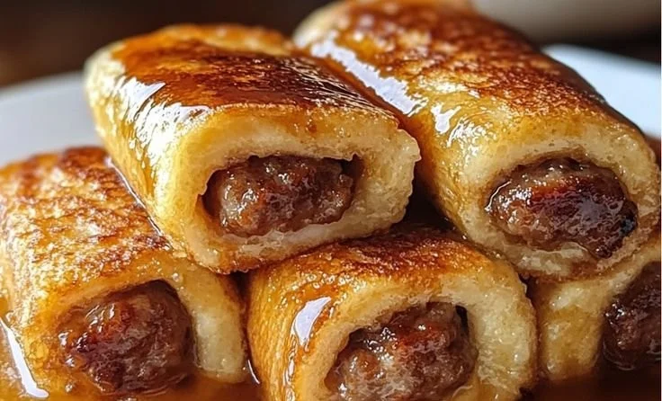 Sausage French Toast Roll-Ups