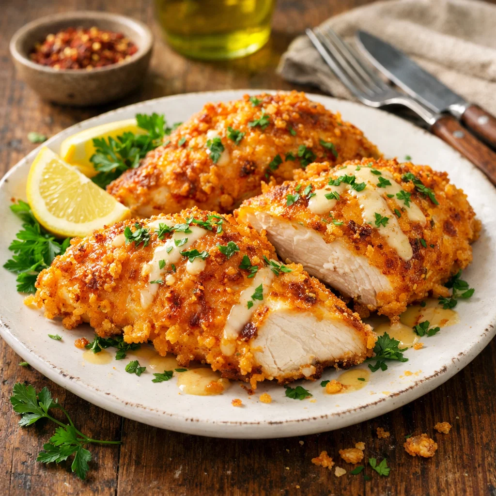 Crispy Cheddar Chicken