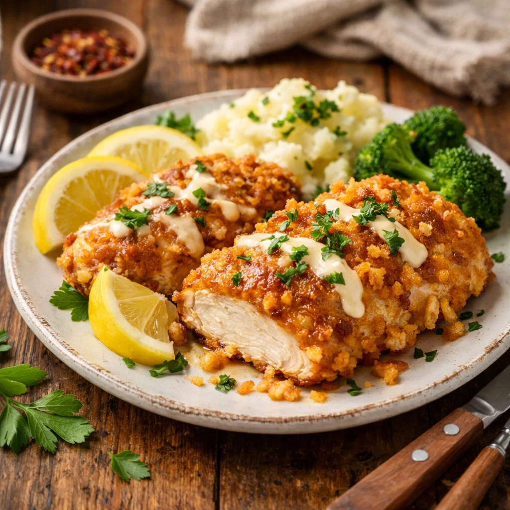 Crispy Cheddar Chicken