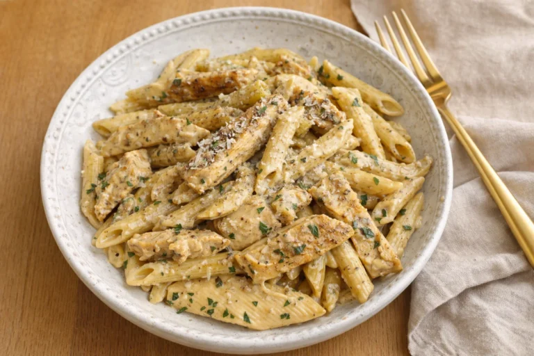 Garlic Parmesan Chicken Pasta
